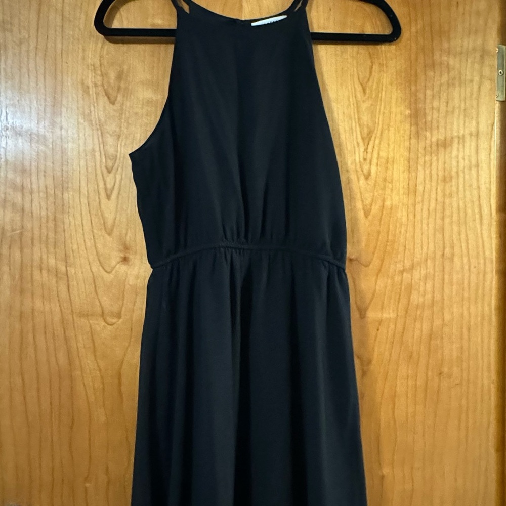 Monteau Black Sleeveless Mini Dress